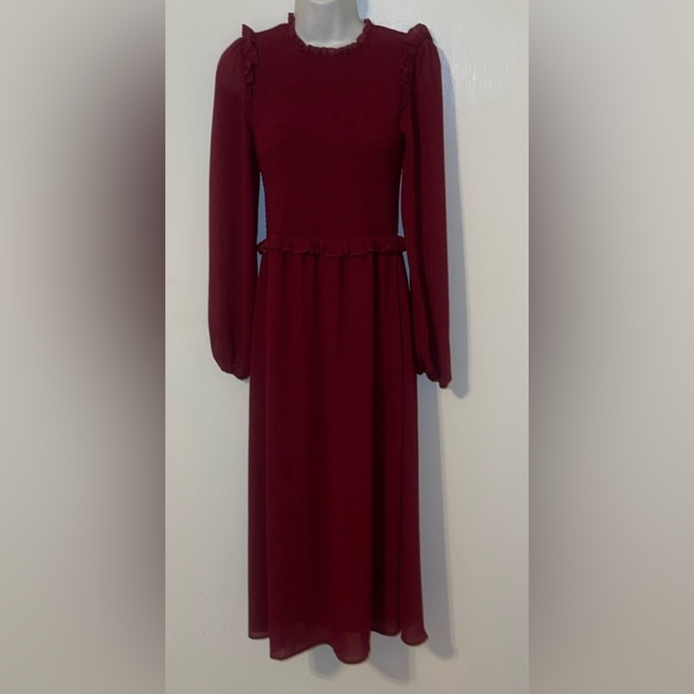 NWT Shabby Chic dress burgundy